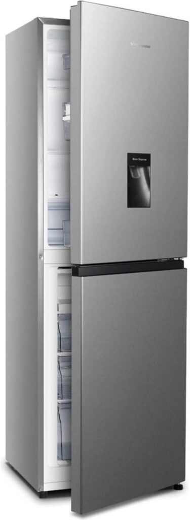 Fridgemaster MC55240DES 252l Fridge Freezer with Water Dispenser - Silver