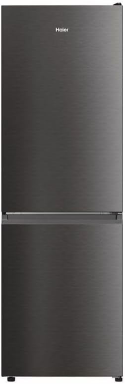 Haier Series 1 2D 60 HDW1618DNPD (UK) - 185 High x 60 Wide cm - 341 Litre Capacity - 60/40 Split - Frost Free - Freestanding - Fridge Freezer - Dark Inox - D Rating           [Energy Class D]