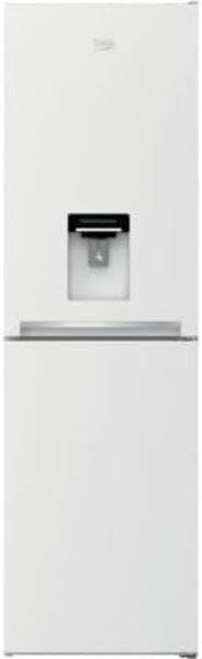 Beko CFG4582DW Fridge Freezer With Water Dispenser| 50/50 Freestanding Frost Free | E Rated Energy Class| Large 268 Litre Capacity | Freezer Guard | LED Light           [Energy Class E]
