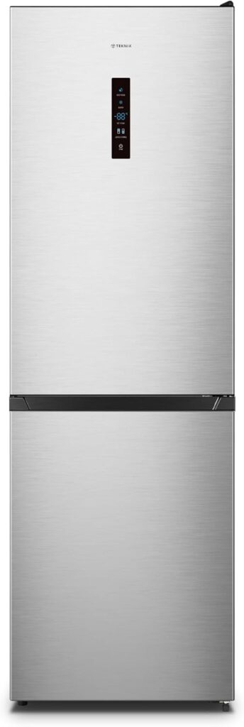 FFH1825WB 55cm Freestanding 50/50 Fridge Freezer - 256 Litre Capacity - Total No Frost - Non-plumbed Water Dispenser - Black, H182.5 x W55 x D56.2 (cm)           [Energy Class F]