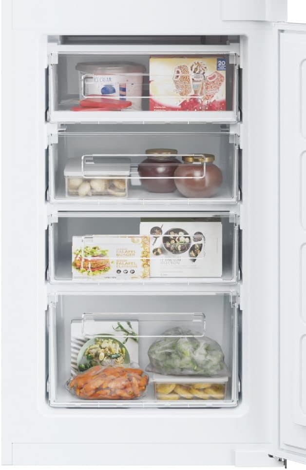 Hoover HOBT5519EWK-1 Integrated Total No Frost Fridge Freezer 281L Total Capacity, 70:30 split, White, E Rated           [Energy Class E]