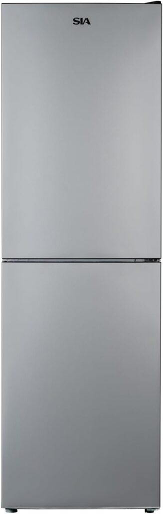 SFF17654SE 50/50 Split Freestanding 252L Combi Fridge Freezer with 4* Freezer Compartment in Silver, Low Frost, Electronic Temperature Control, E Rated, Includes 2 Years Parts  Labour Warranty           [Energy Class E]