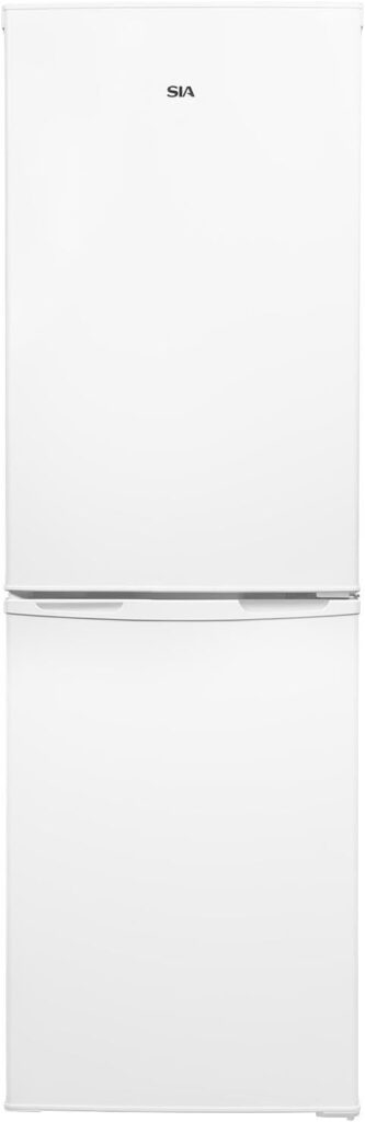 SIA SFF1490W 60/40 Split Freestanding 153L Combi Fridge Freezer with 4* Freezer Compartment in White, Includes 2 Years Parts  Labour Warranty           [Energy Class F]