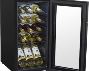 15 Bottle Dual Zone Freestanding Wine Cooler Fridge Review