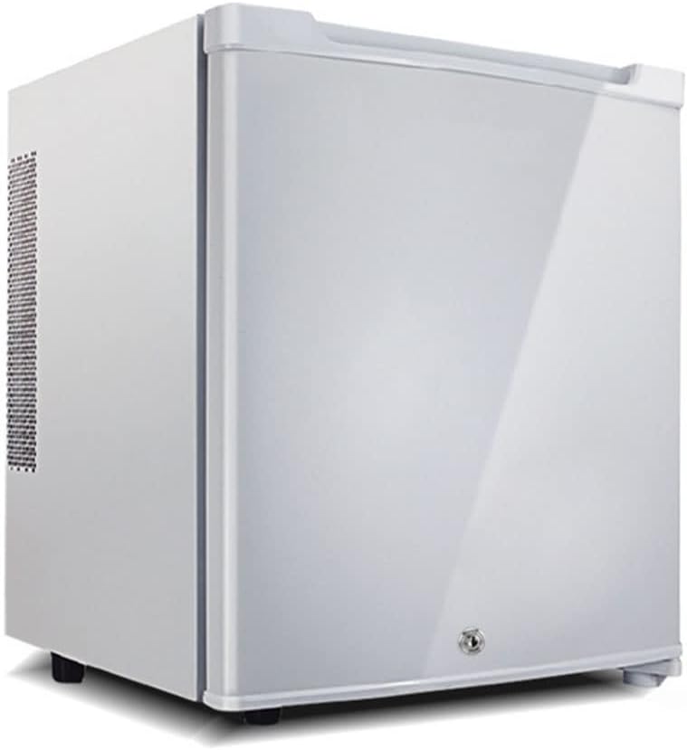 30L Mini Fridge For Bedrooms Under Counter Freestanding Fridge With Cooling And Heat Drinks  Beer Larder Refrigerator Adjustable Thermostat Lockable For Bedroom And Small Office Space ( Color : White