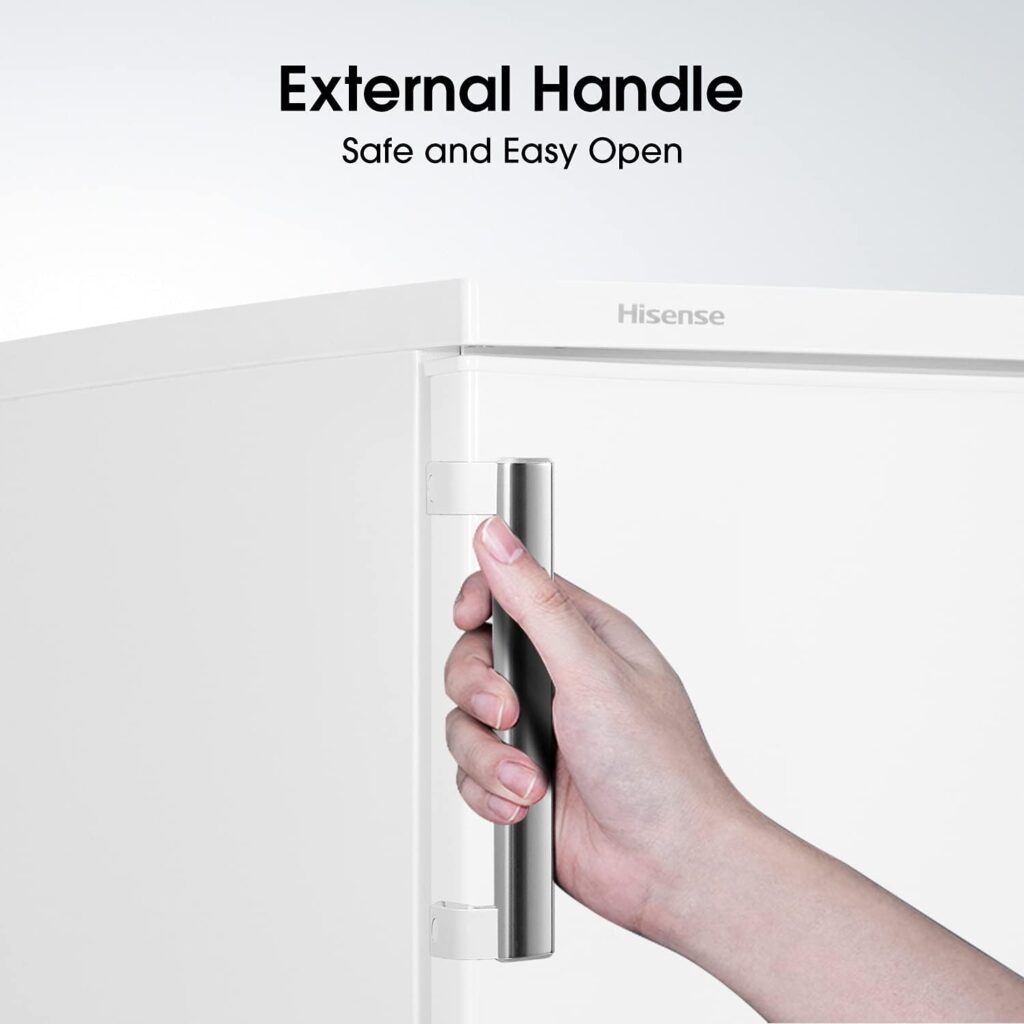 Hisense RL170D4BWE Freestanding 56cm Under Counter Fridge - 132 litre capacity - White - E Rated  FV105D4BW21 56cm Under Counter Freezer - 82 litre capacity - 3 Freezer Drawers - White - E Rated           [Energy Class E]