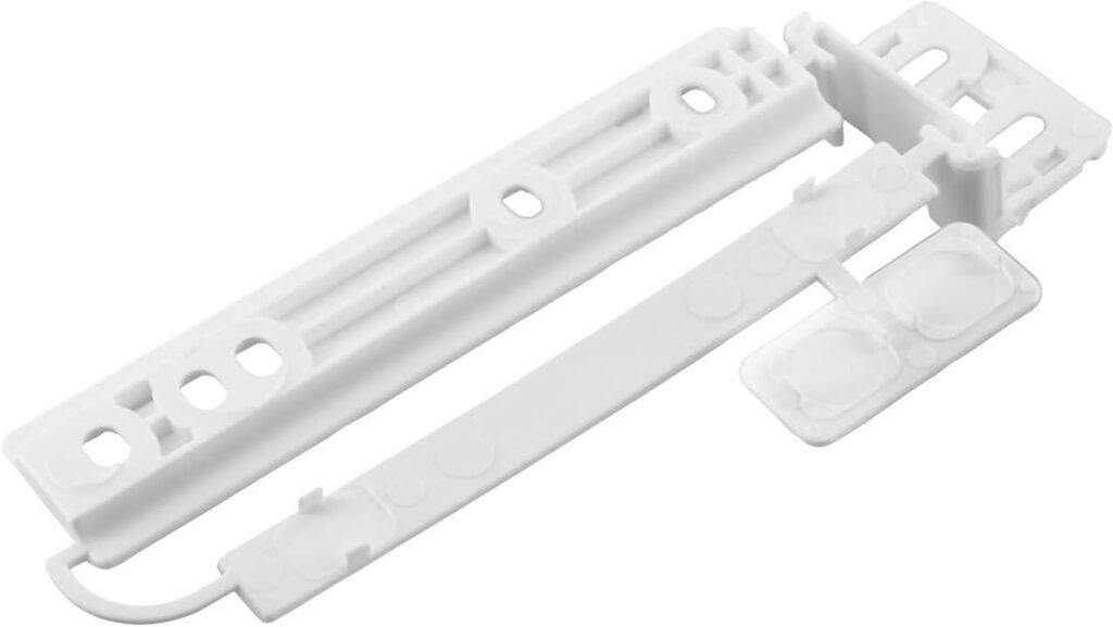 Paxanpax PRF062 Universal Integrated Fridge Freezer Decor Door Mounting  Installation Plastic Sliding Bracket Fixing Kit