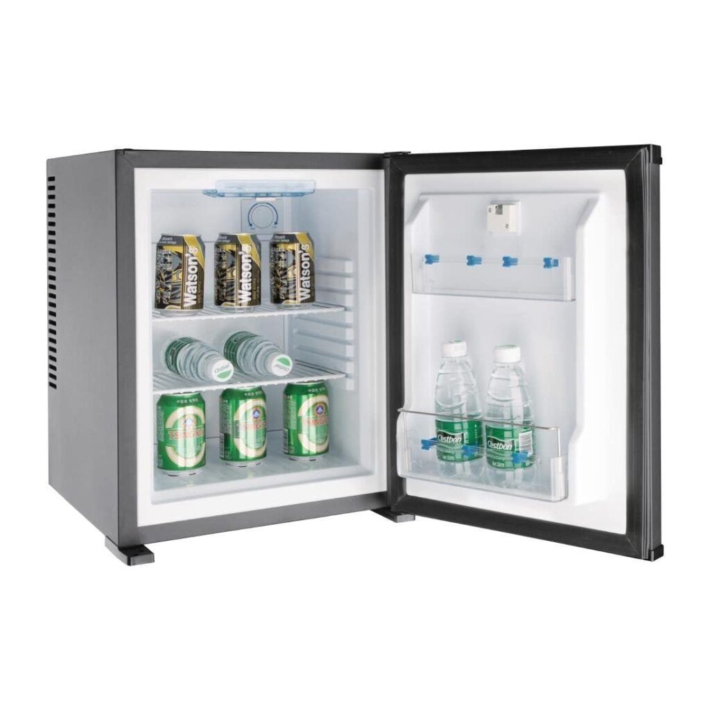 Polar G-Series Hotel Room Refrigerator - Lockable  Easy Clean Design Mini Fridge - 30Ltr