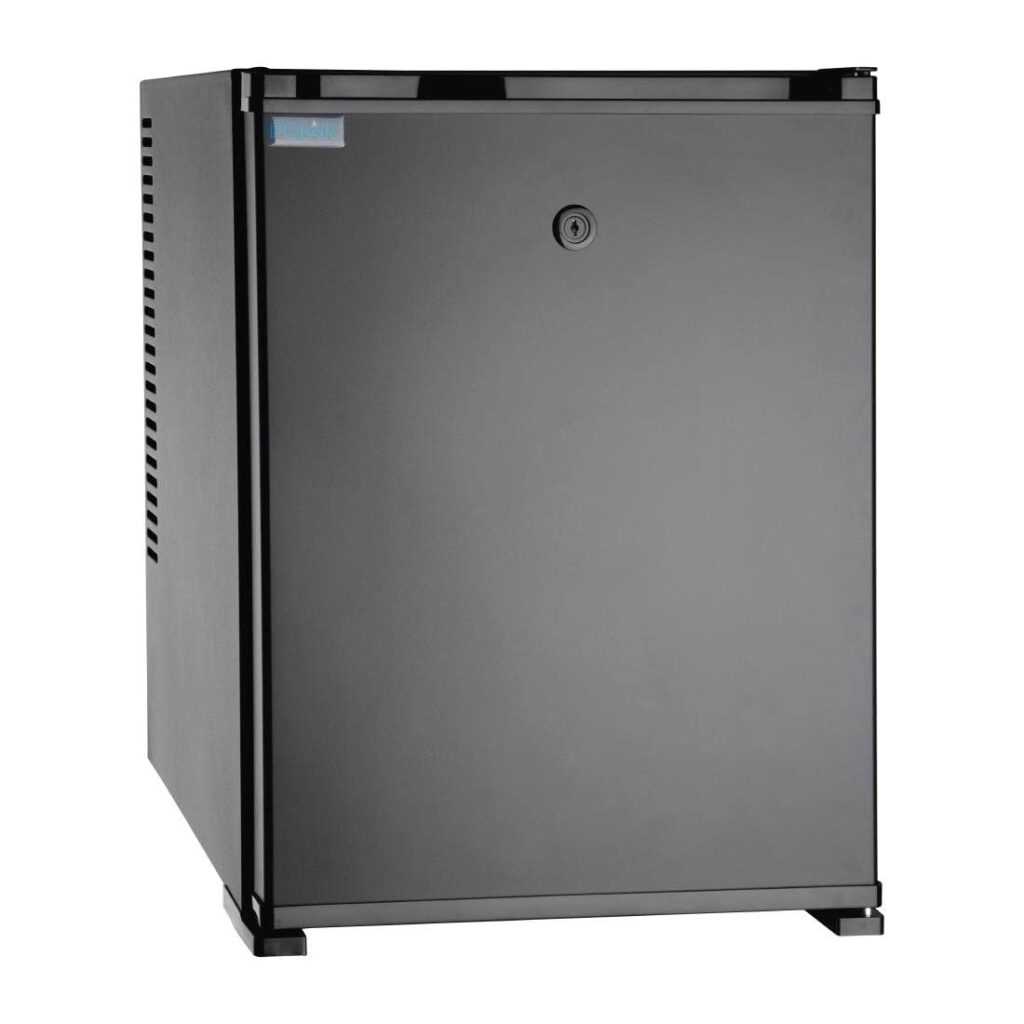Polar G-Series Hotel Room Refrigerator - Lockable  Easy Clean Design Mini Fridge - 30Ltr