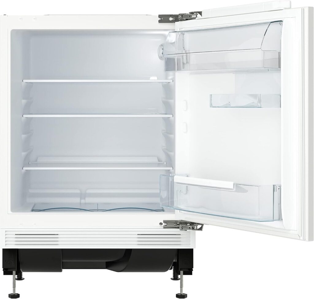 SMÅFRUSEN under counter fridge, 134 l, 500 integrated/white