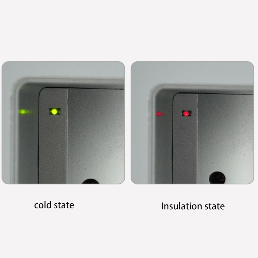 Swetopq USB Refrigerator Fridge Freezer Electric Car Warmer Drink Beer Cooling Freezer for Birthday ValentineDay