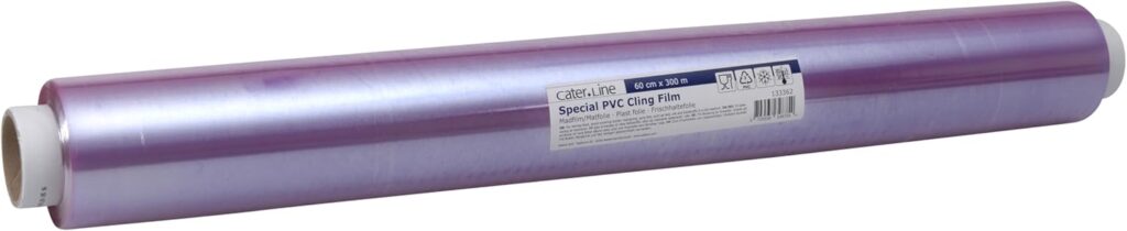 ABENA Stretchy Catering Film - Breathable Cling Film, 300Mx59CM, Maintains Food Consistency, Compatible with Dispenser