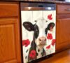 Flower Bee Wallpaper Refrigerator Door Cover Magnet Sticker Review
