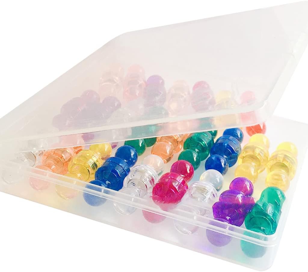 FUXIU Flexible Push Pin Magnets Thumbtacks Color/Office Home School Classroom Supplies