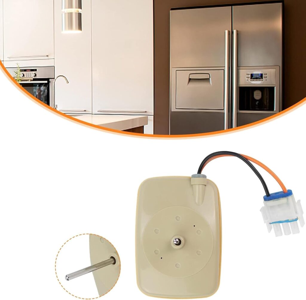 Swetopq Evaporator Fan Motor Replacement Motor Replace Part Fridge Evaporator Fan Motor Spare Part Suitable for Refrigerator