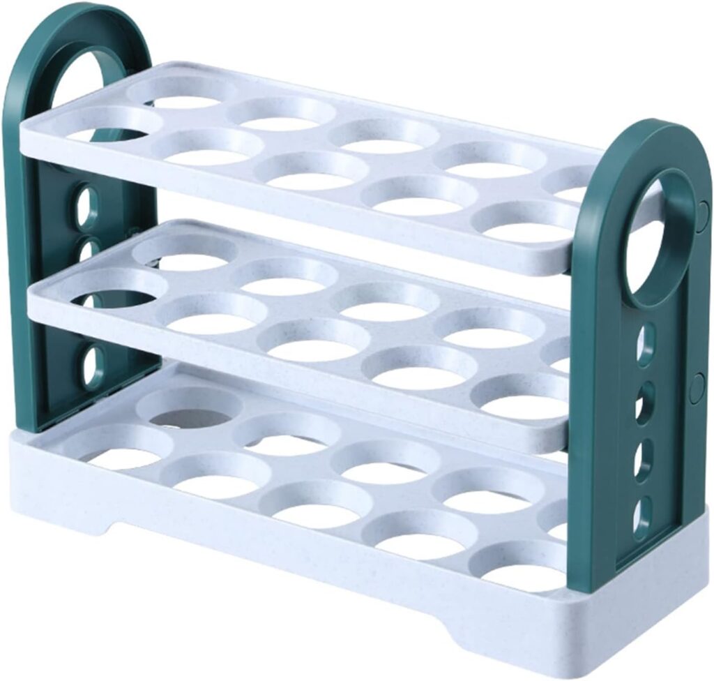 Swetopq Fridge Keeping Cases Holder Storage Container Large Capacity Refrigerator Tray Easy To Use