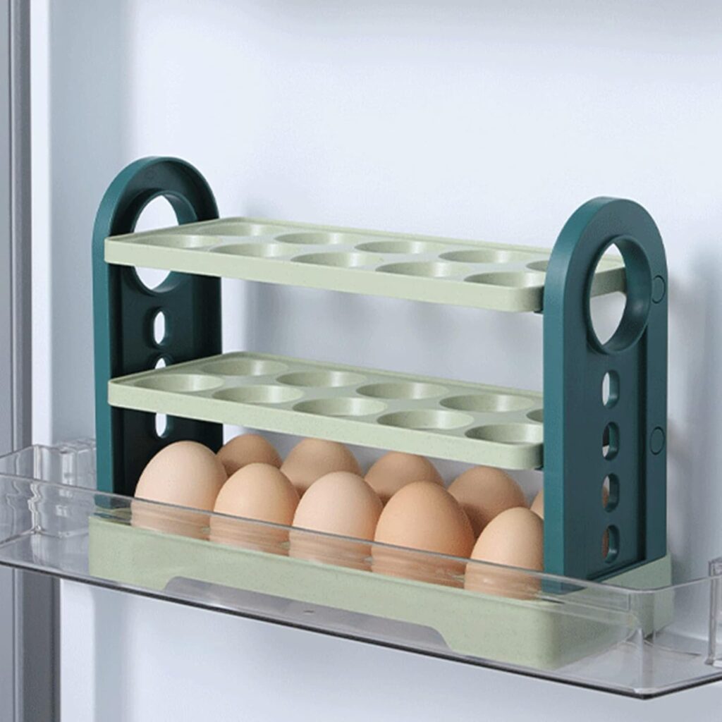 Swetopq Fridge Keeping Cases Holder Storage Container Large Capacity Refrigerator Tray Easy To Use