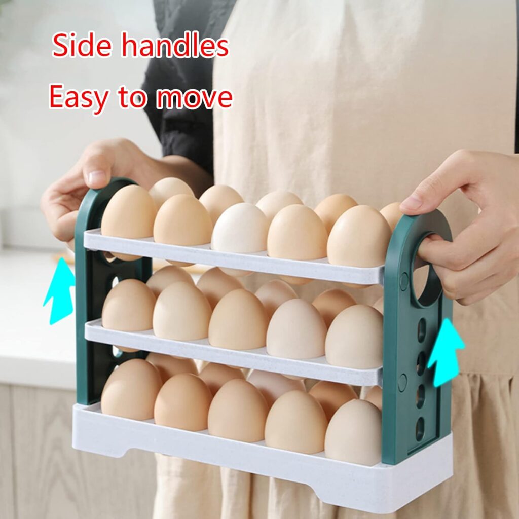 Swetopq Fridge Keeping Cases Holder Storage Container Large Capacity Refrigerator Tray Easy To Use