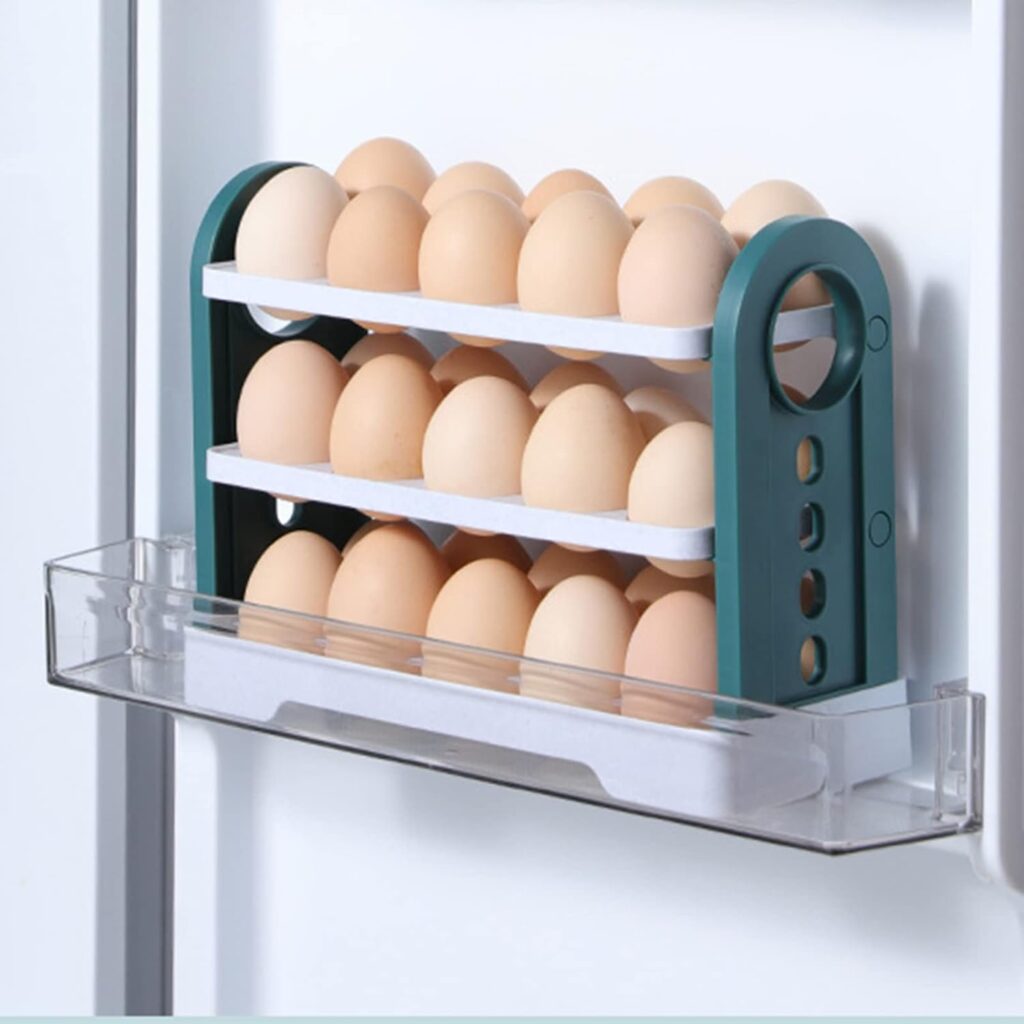 Swetopq Fridge Keeping Cases Holder Storage Container Large Capacity Refrigerator Tray Easy To Use