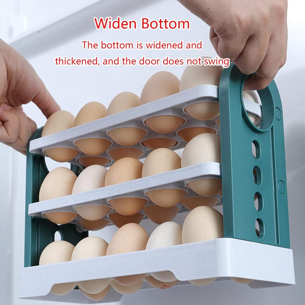 Swetopq Fridge Keeping Cases Holder Storage Container Large Capacity Refrigerator Tray Easy To Use
