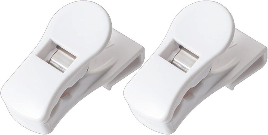 Swetopq Refrigerator Divider Clip Partition Shelf Storage Clips Fix Clamp