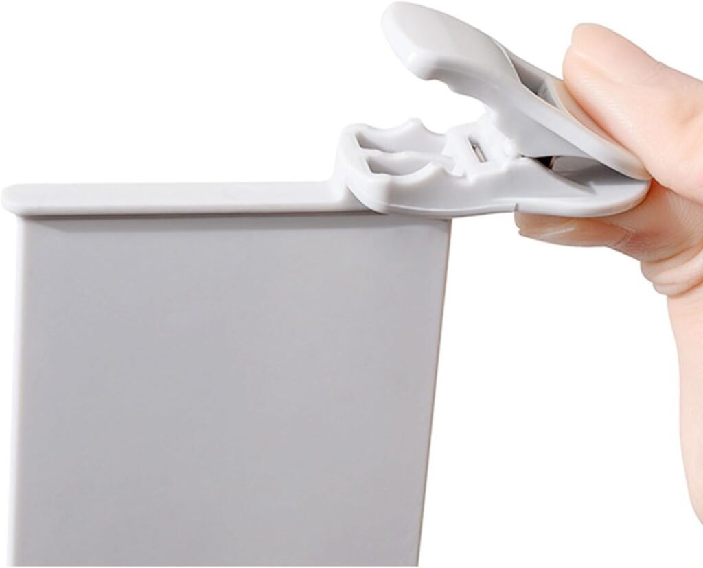 Swetopq Refrigerator Divider Clip Partition Shelf Storage Clips Fix Clamp