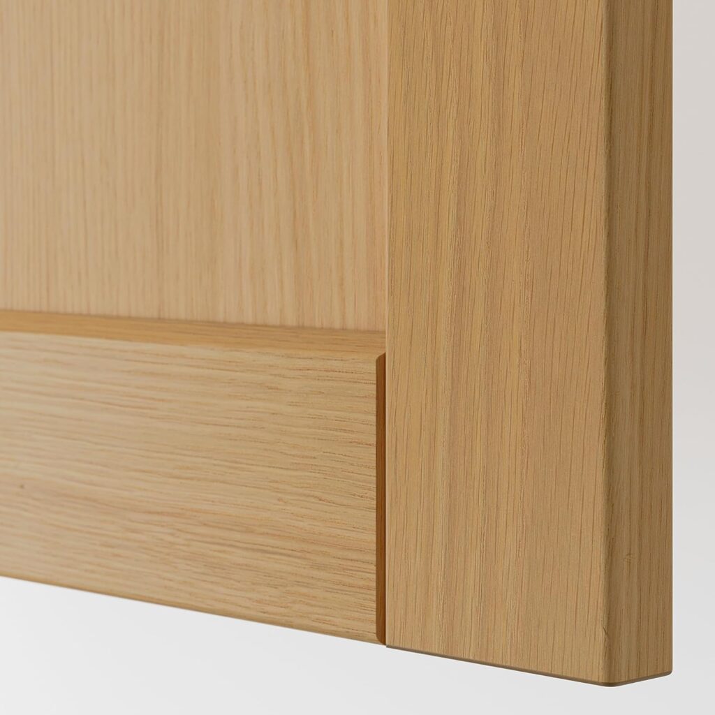 ProTuning METOD High cab f fridge/freezer w 3 doors, white/Forsbacka oak, 60x60x240 cm