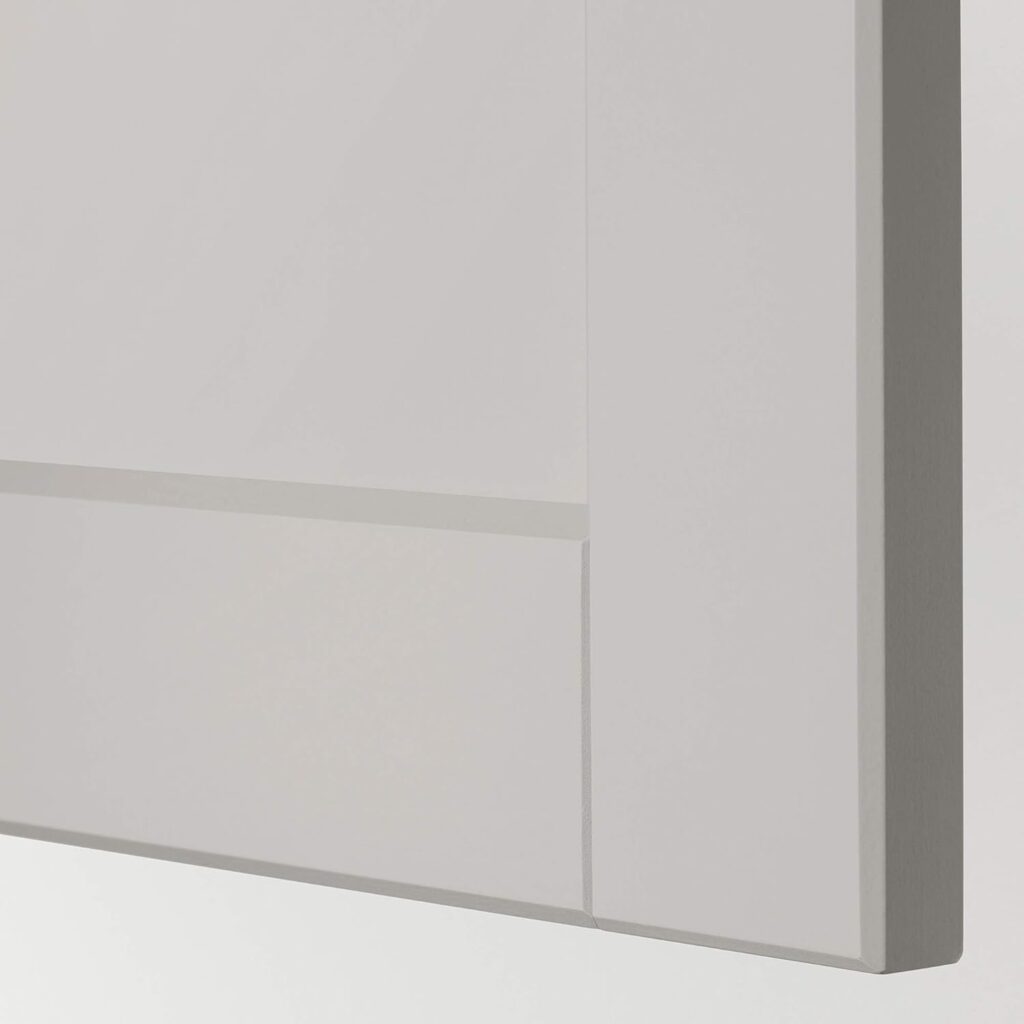 ProTuning METOD High cab f fridge/freezer w 3 doors, white/Lerhyttan light grey, 60x60x220 cm