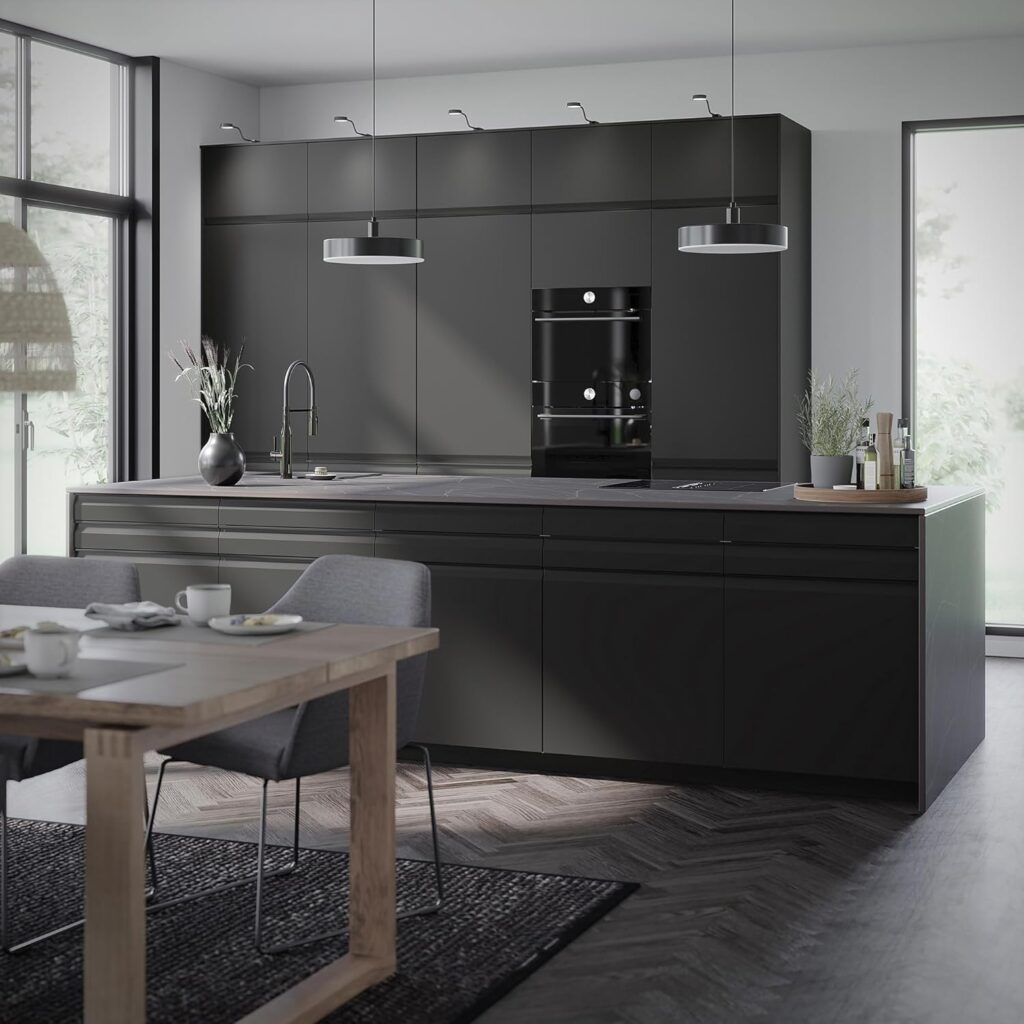 ProTuning METOD High cab f fridge/freezer w 3 doors, white/Upplöv matt anthracite, 60x60x240 cm