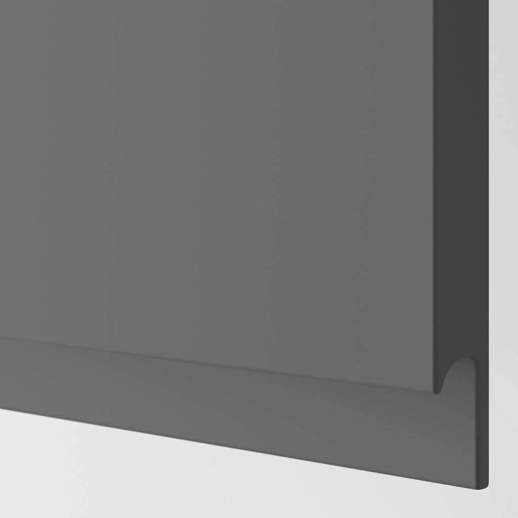 ProTuning METOD High cab f fridge/freezer w 3 doors, white/Voxtorp dark grey, 60x60x240 cm