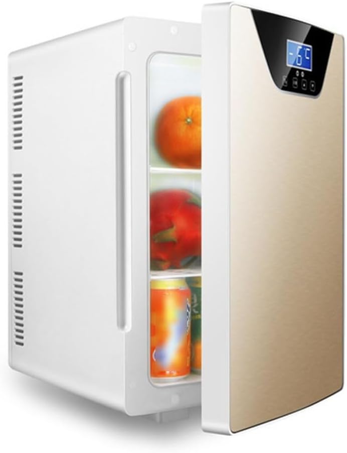 20 L Mini Fridge For Bedrooms Portable Small Refrigerator With Hot And Cold Setting Low Operating Noise AC+DC Power Compatibility Mini Fridge/Tabletop Fridge For Cars, Homes, Offices, And Dorms ( Size 20 L Mini Fridge For Bedrooms Portable Small Refrigerator With Hot And Cold Setting Low Operating Noise AC+DC Power Compatibility Mini Fridge/Tabletop Fridge For Cars, Homes, Offices, And Dorms ( Size