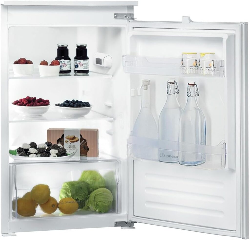 Indesit 136 Litre Integrated In-Column Larder Fridge - White           [Energy Class E]