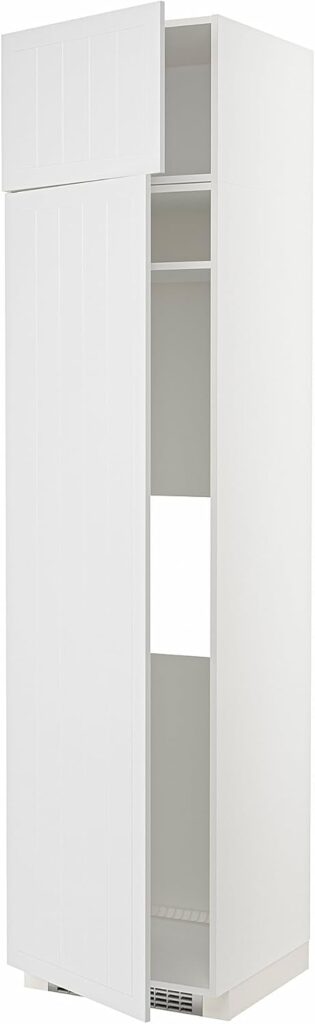 ProTuning METOD Hi cab f fridge or freezer w 2 drs, white/Stensund white, 60x60x240 cm