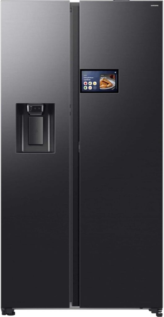 Samsung RS90F64EEFEU 621L Bespoke AI Series 9 Smart Side-by-Side Fridge Freezer - Black           [Energy Class E]