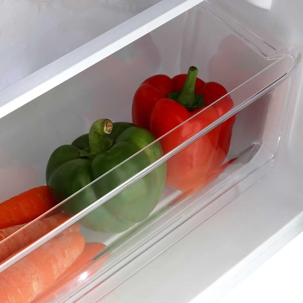 Cookology UCIB80 Under Counter Freestanding Fridge in Black - 80 Litre Capacity - Adjustable Temperature Control  Legs - Reversible Door and Ice Box           [Energy Class F]