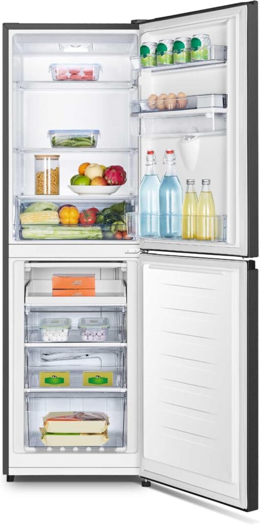 Fridgemaster MC55240DEB 252l Fridge Freezer with Water Dispenser