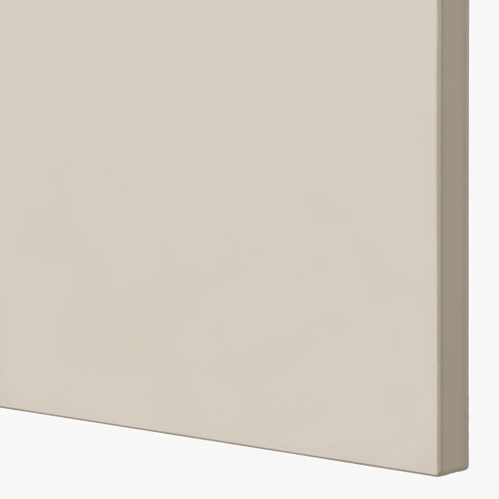 ProTuning METOD High cab f fridge/freezer w 2 doors, white/Havstorp beige, 60x60x220 cm