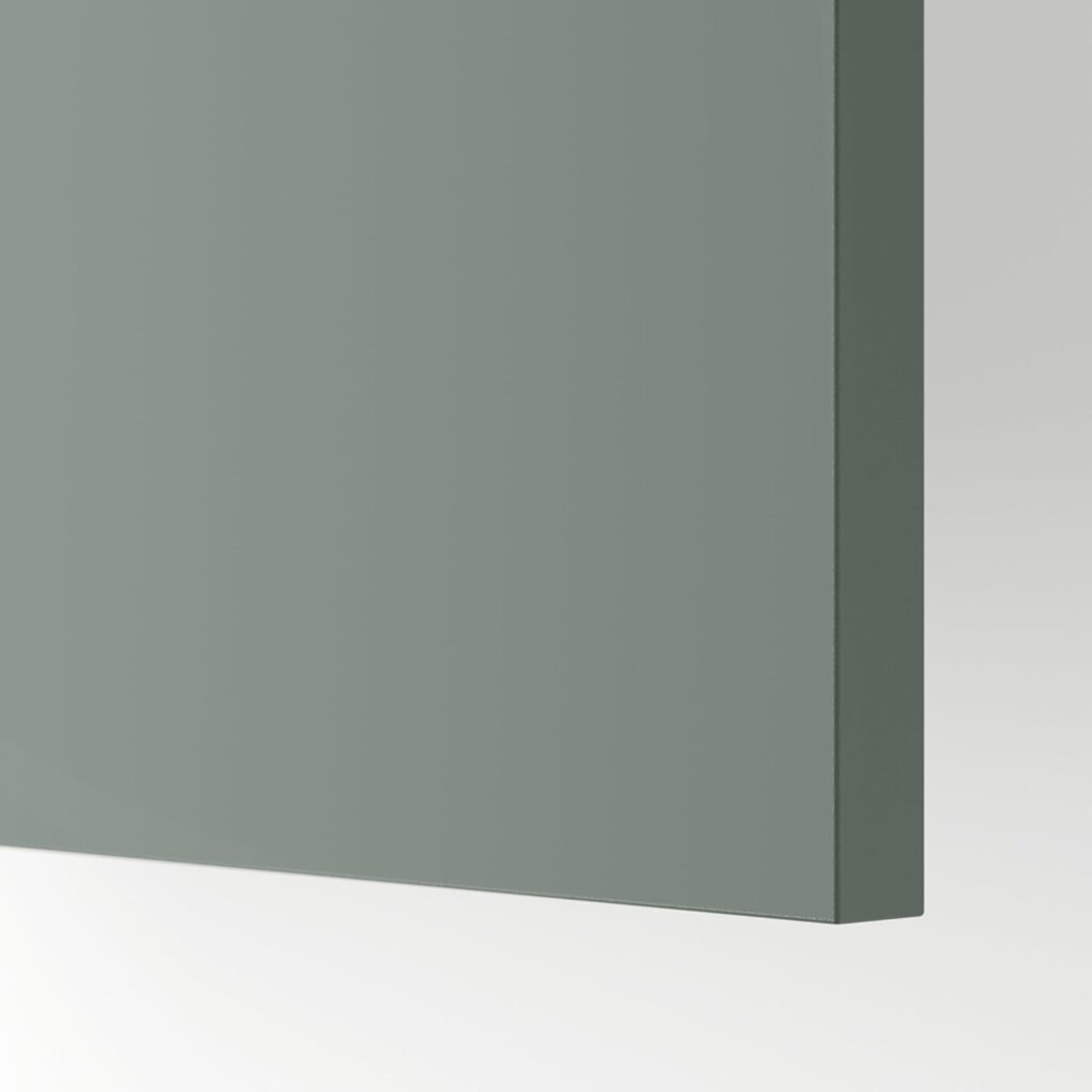 ProTuning METOD High cab f fridge/freezer w 3 doors, white/Nickebo matt grey-green, 60x60x240 cm