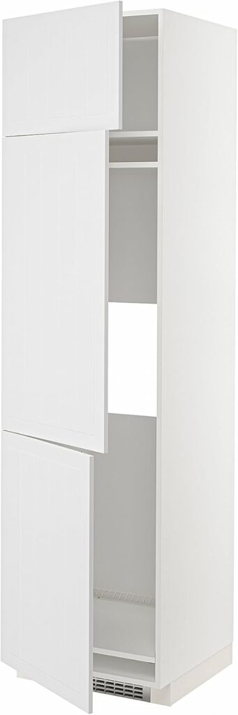 ProTuning METOD High cab f fridge/freezer w 3 doors, white/Stensund white, 60x60x220 cm