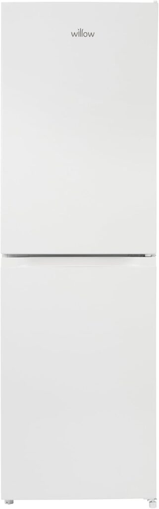 Willow WFF5050WV2 254L Low Frost Fridge Freezer with 4* Freezer Rating, Reversible Doors, LED Interior Light, Mark-Proof Finish - White           [Energy Class E]