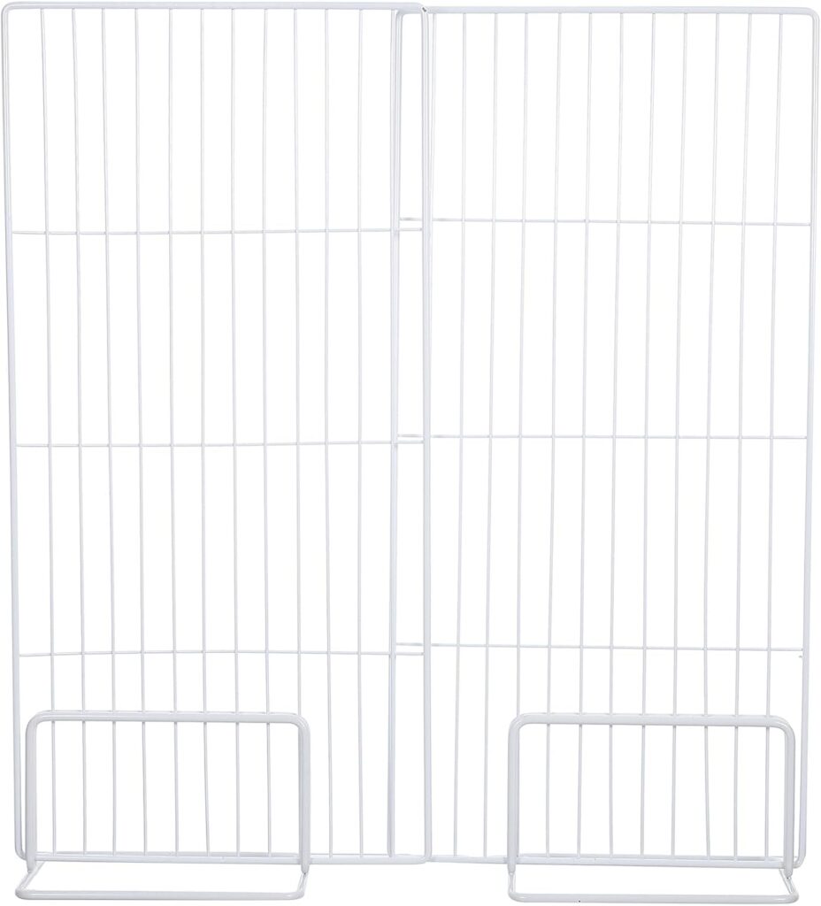 Adjustable Refrigerator Storage Divider Wire Rack Cold-Resistant Organizer Shelf for Household Fridge and Freezer Anti-Slip Design for Secure Food Storage Expandable Partition