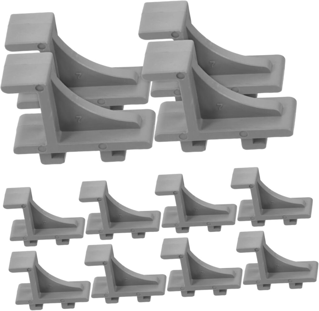 Alipis 60pcs Freezer Shelf Clips Refrigerator Support Clips for Shelving for Cooler Refrigerator Parts