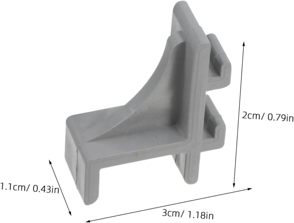 Alipis 60pcs Freezer Shelf Clips Refrigerator Support Clips for Shelving for Cooler Refrigerator Parts