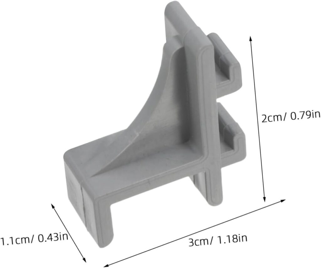 Alipis 60pcs Freezer Shelf Clips Refrigerator Support Clips for Shelving for Cooler Refrigerator Parts