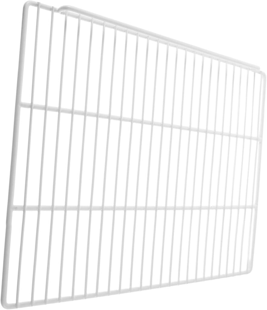 Ciieeo Heavy Duty Freezer Divider Shelf Mesh Wire Rack Fridge Partition Organizer with Hollow Sturdy Design for Supermarkets Restaurants and Home Kitchens Easy to Clean Refrigerator