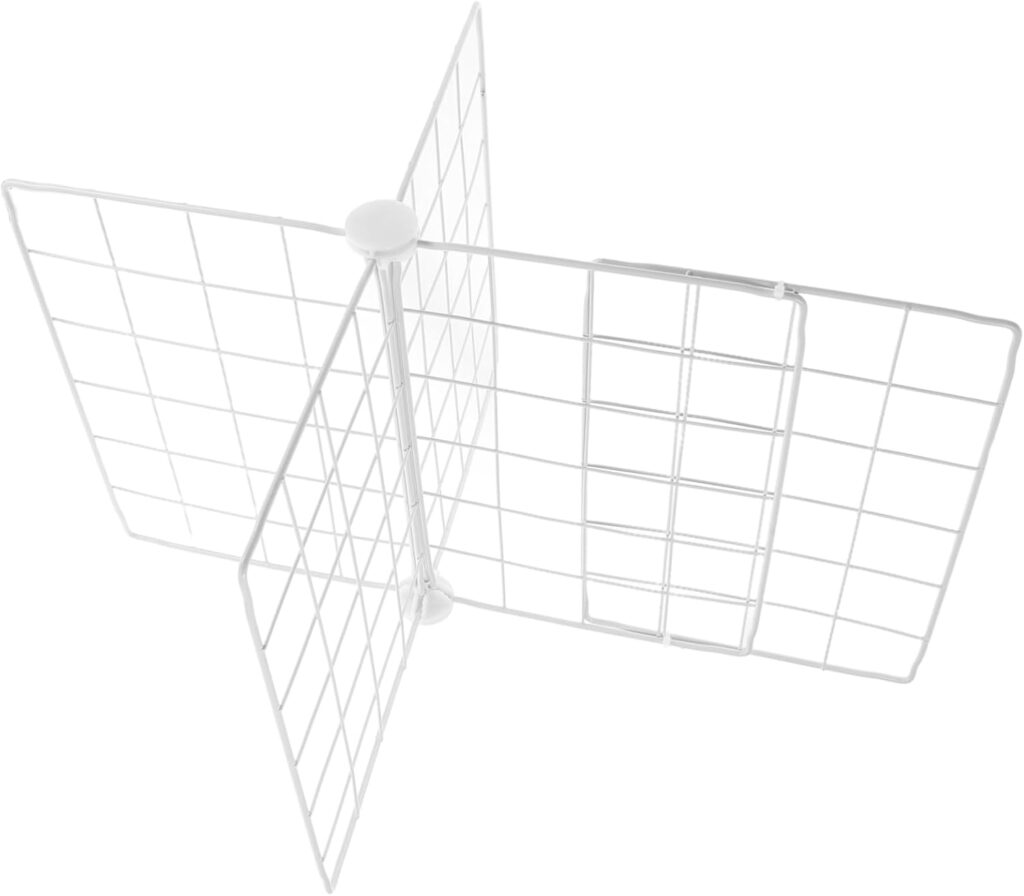 Freezer Organizer Divider Wire Partition Iron Refrigerator Divider Board Multifunctional Household Fridge Separator Suitable for Freezer Shelving 42-56cm Length