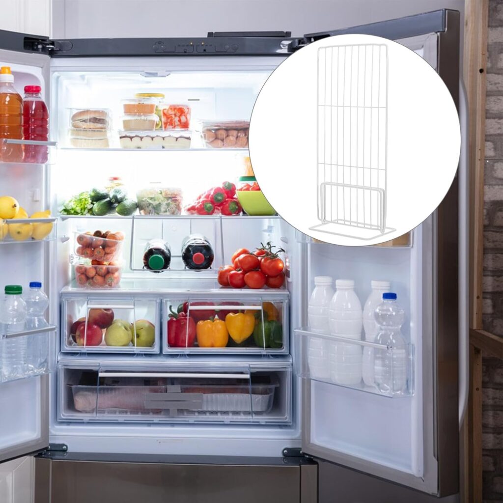 Freezer Shelf Divider  Refrigerator, 17x36 cm Adjustable Design for Supermarkets, Ice Cream  Food Storage, Efficient Space Management  Easy Access
