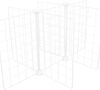 Freezer Storage Divider Rack 6-Grid Wire Partition review
