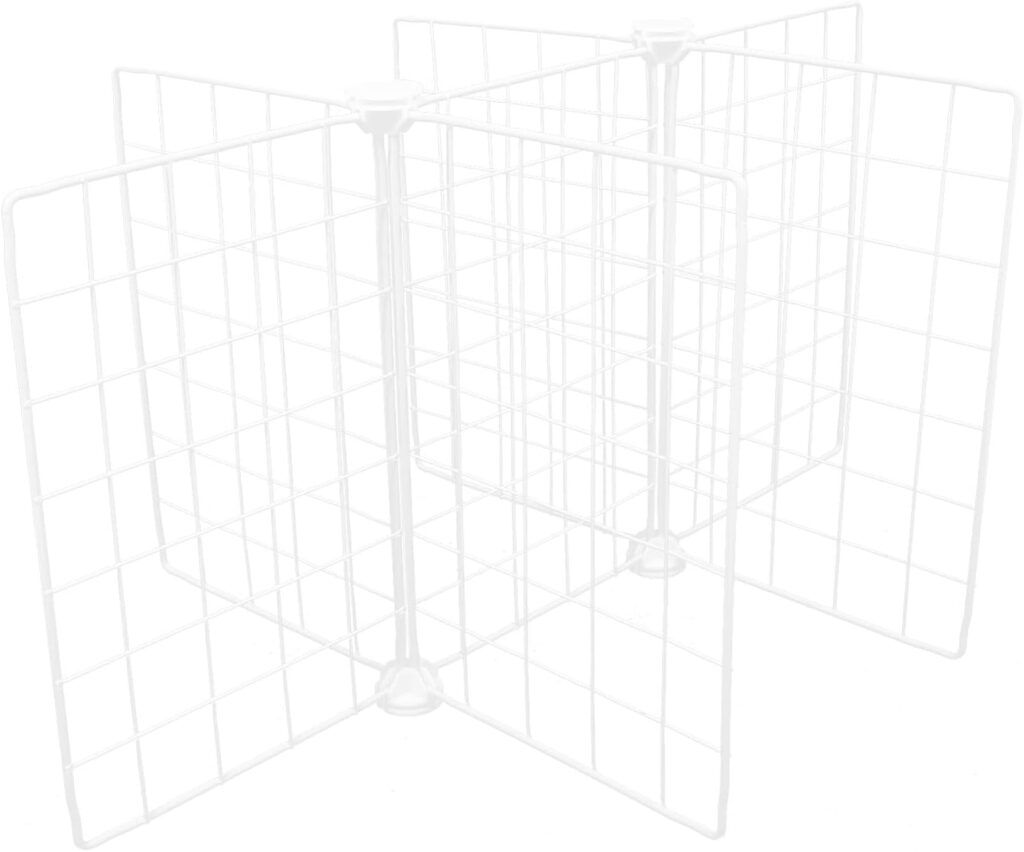 Freezer Storage Divider Rack Metal Shelf Organizer 6-Grid Wire Partition for Chest Freezer Kitchen Cabinet Food Separation and Refrigerator Compartment Organizer          [Energy Class A]