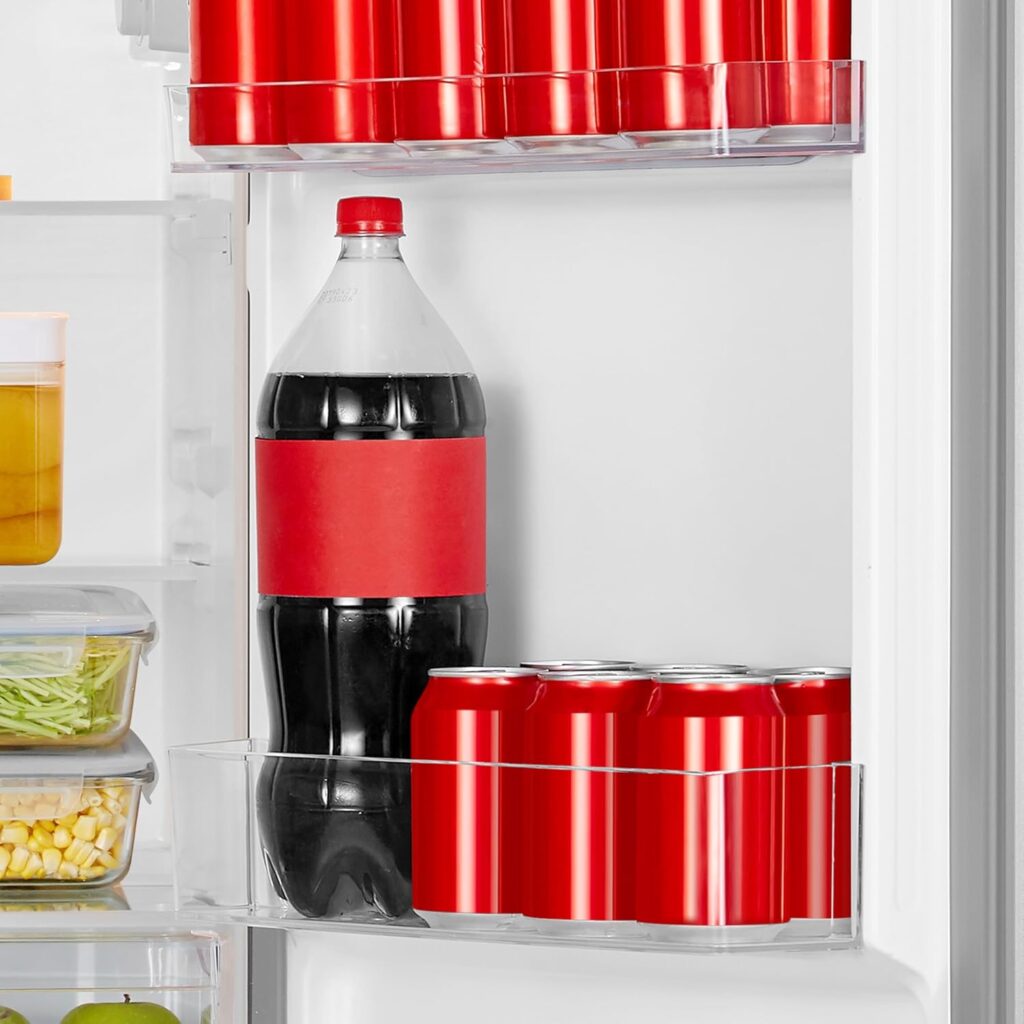 Fridgemaster MTM48120E 48cm Freestanding Top Mounted Fridge Freezer - 124-litre capacity with Adjustable Thermostat - Reversible Door - LED Lighting- 4 Star Freezer Rating - White - E Rated           [Energy Class E]